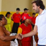 Deputado Thiago Abrahim participa da aula inaugural do Programa Bombeiro Mirim em Maués e reforça investimentos para o município